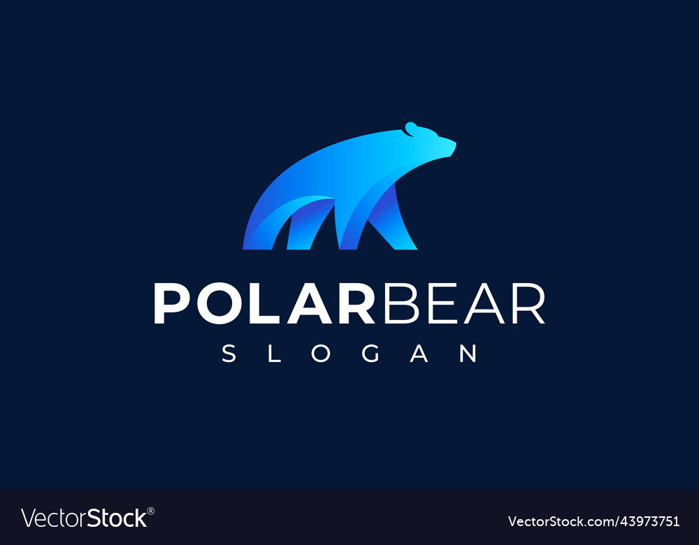 Polar Bear Logo Royalty Free Vector Image - Vectorstock