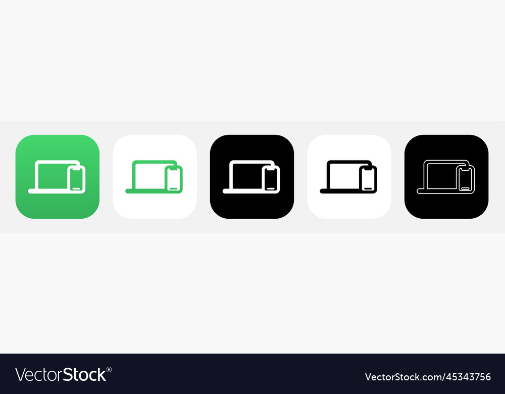App icon apple find devices Royalty Free Vector Image