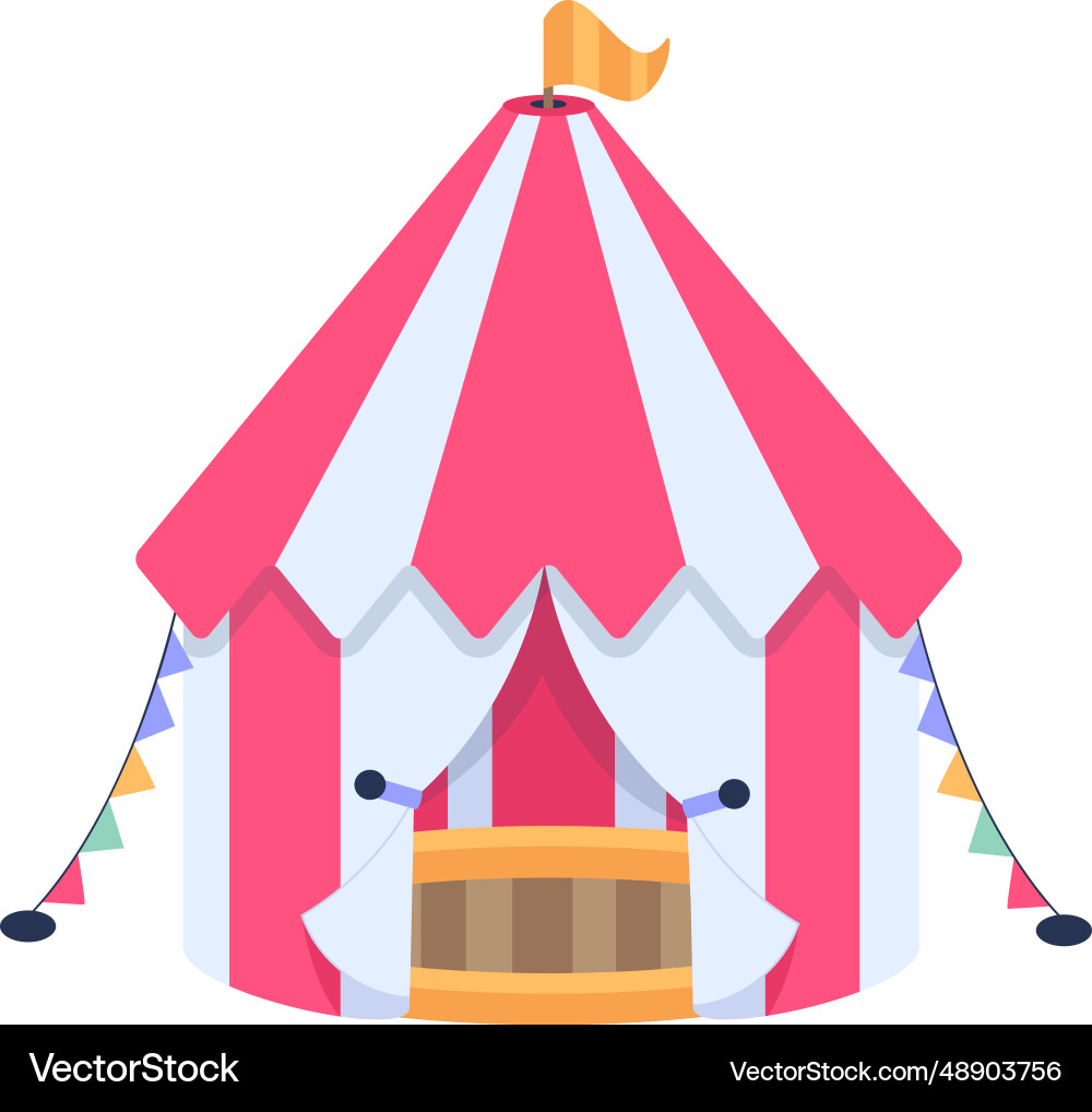 Circus tent Royalty Free Vector Image - VectorStock
