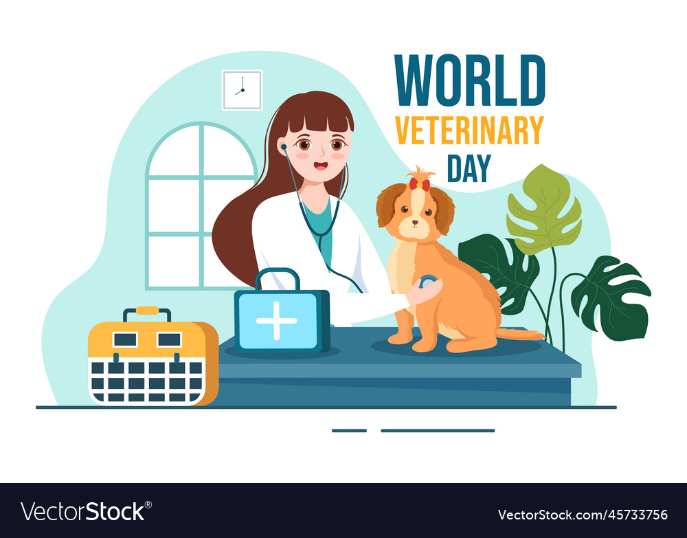 World veterinary day on april 29 with doctor