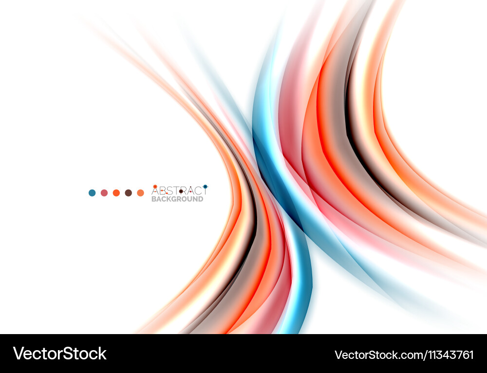 Abstract wave template Royalty Free Vector Image