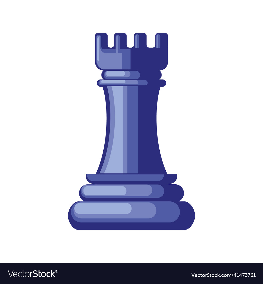 Chess rook Royalty Free Vector Image - VectorStock