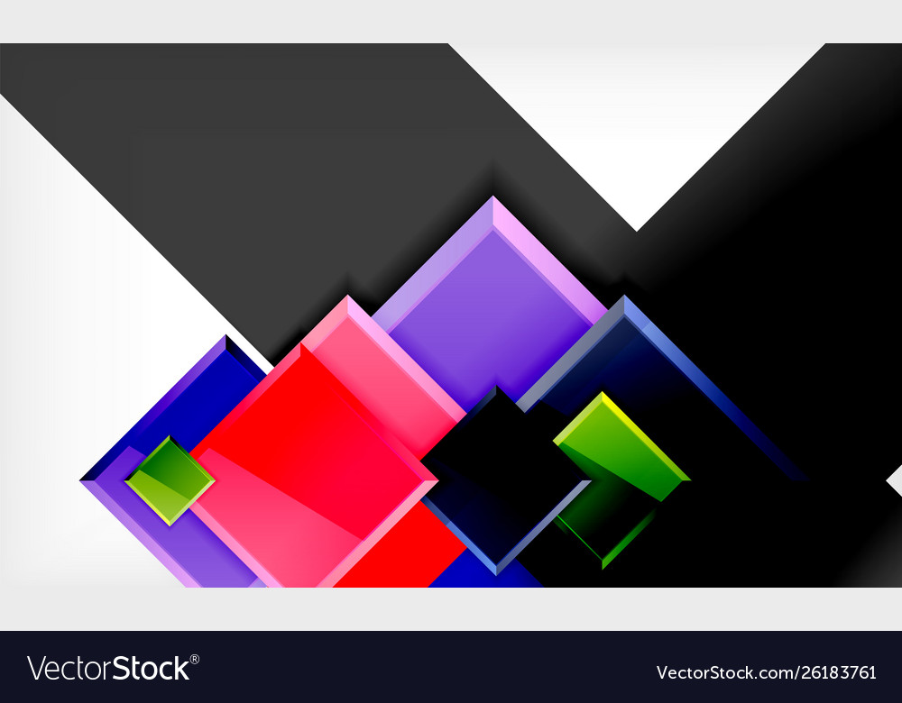 Colorful square and rectangle blocks background