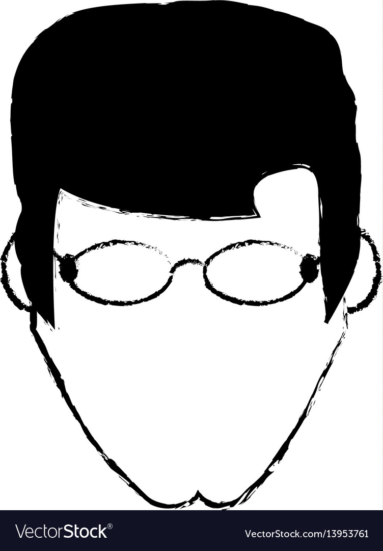 Portrait male with glasses image