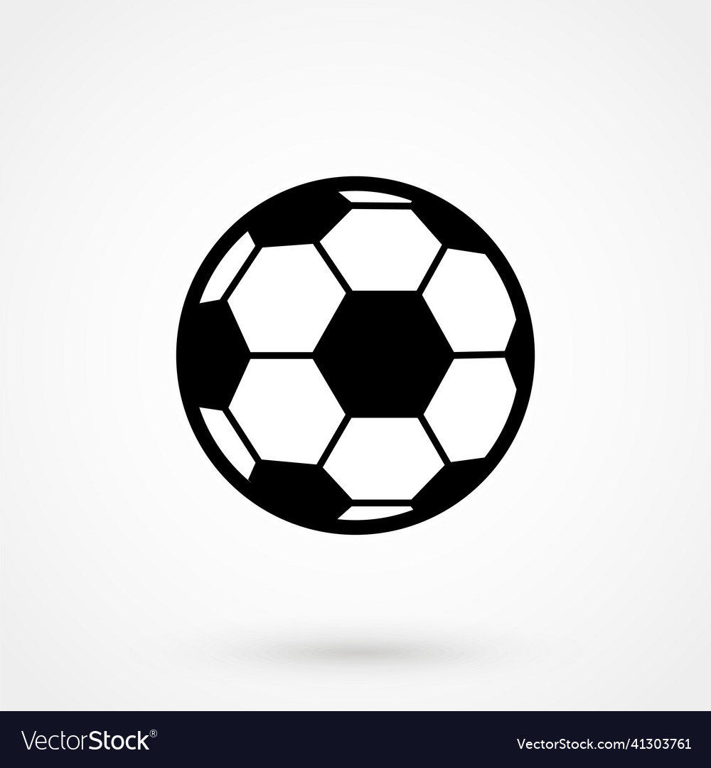 Soccer ball icon Royalty Free Vector Image - VectorStock