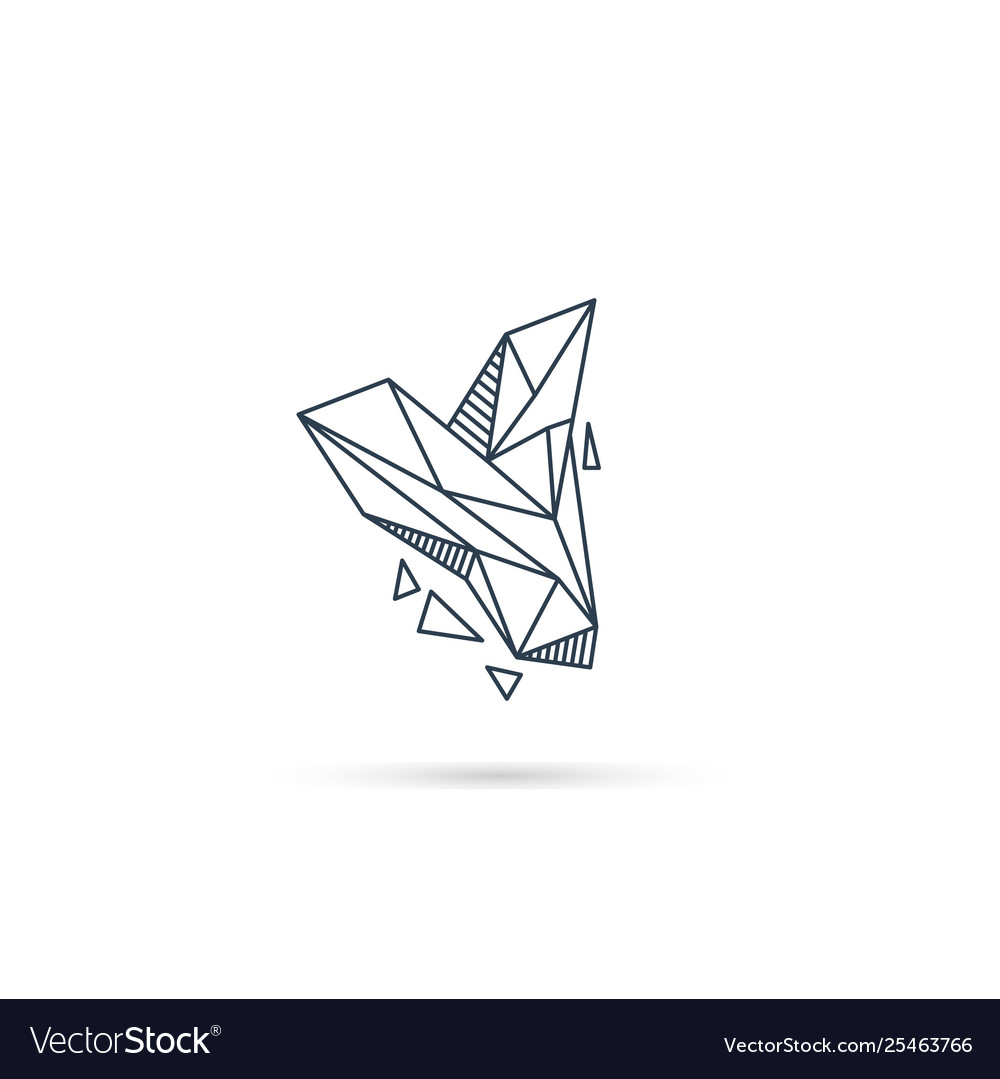 Gemstone letter y logo design icon template