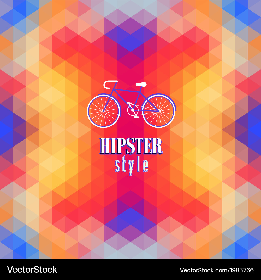 Hipster background Royalty Free Vector Image - VectorStock