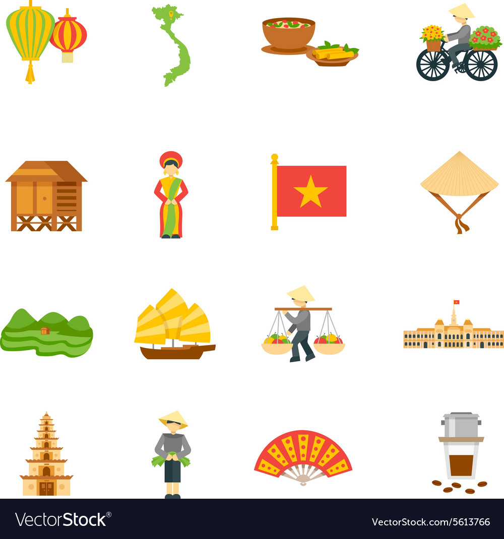 Vietnam Icons Set Royalty Free Vector Image Vectorstock Vietnam Icons Set Royalty Free Vector Image Vectorstock