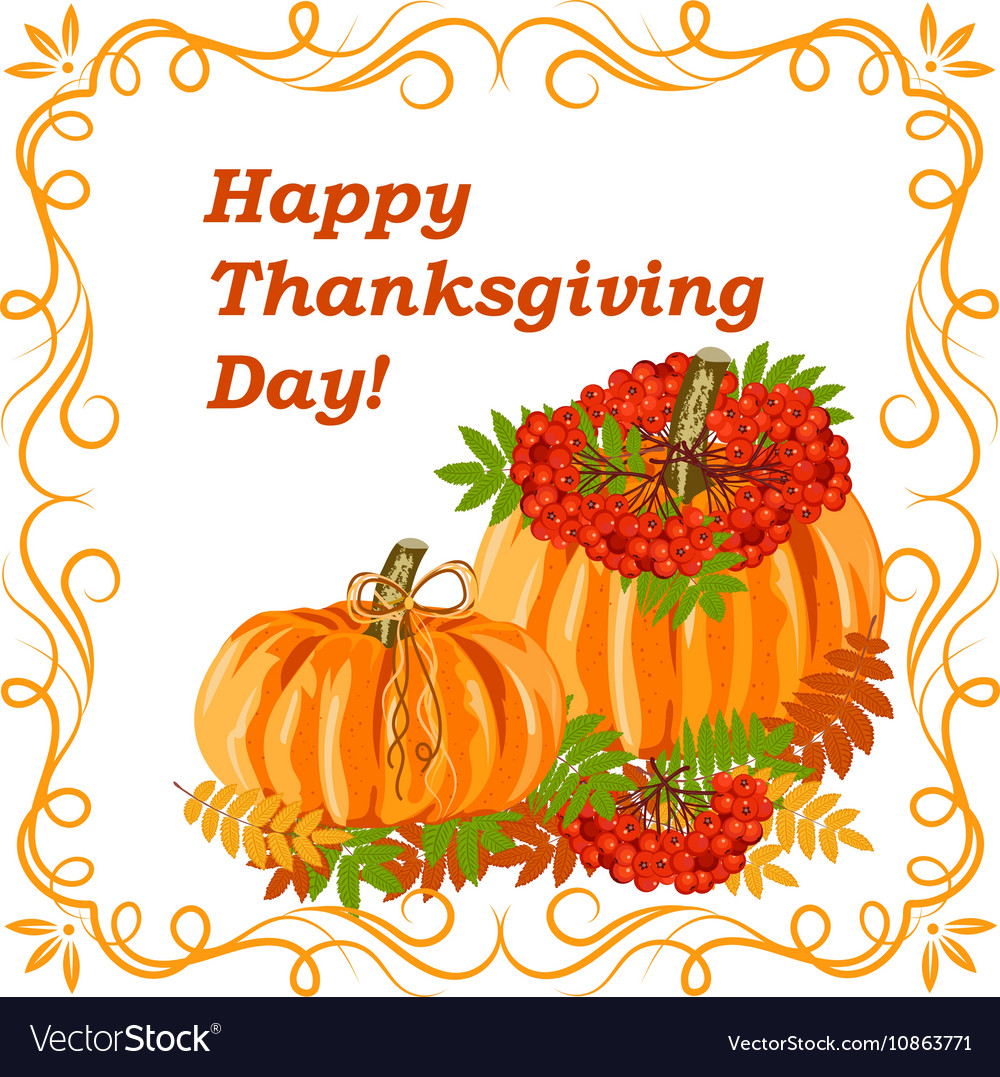 Happy Thanksgiving Day | Postcard