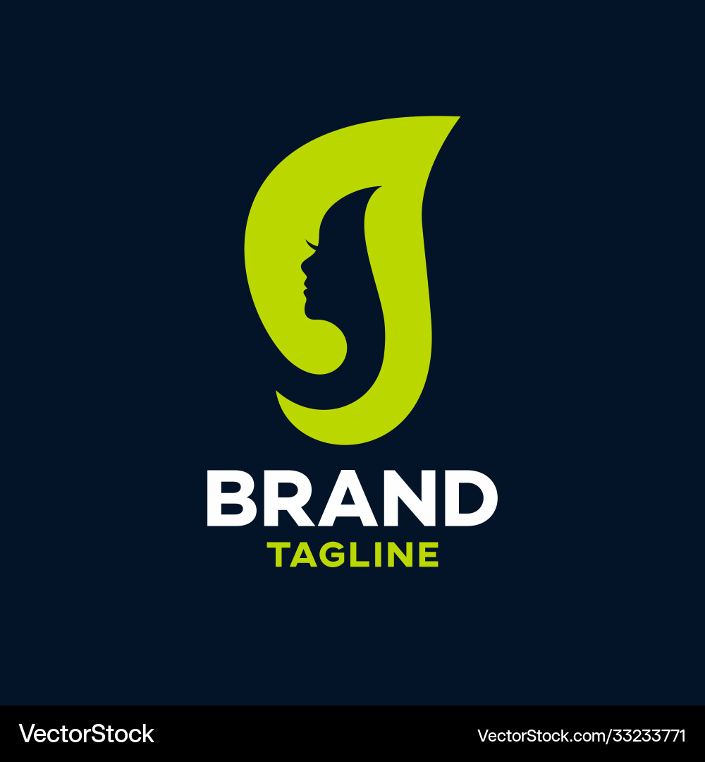 Modern Beauty And Letter G Logo Royalty Free Vector Image