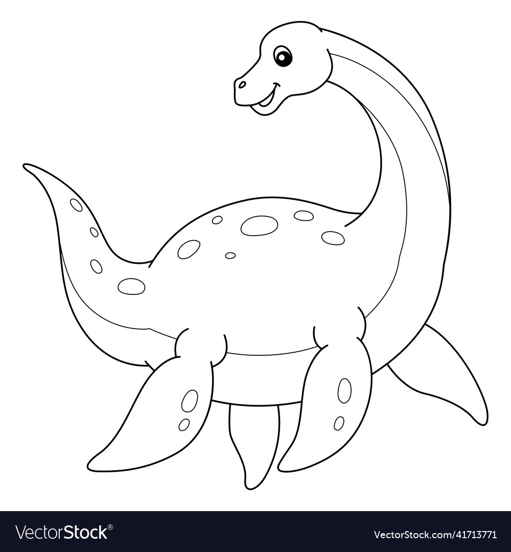 plesiosaurus coloring page