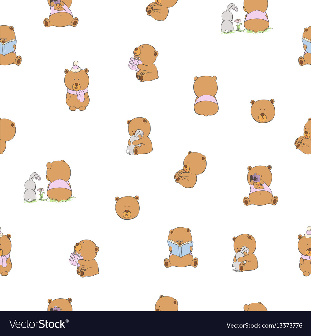 Cute cartoon bears