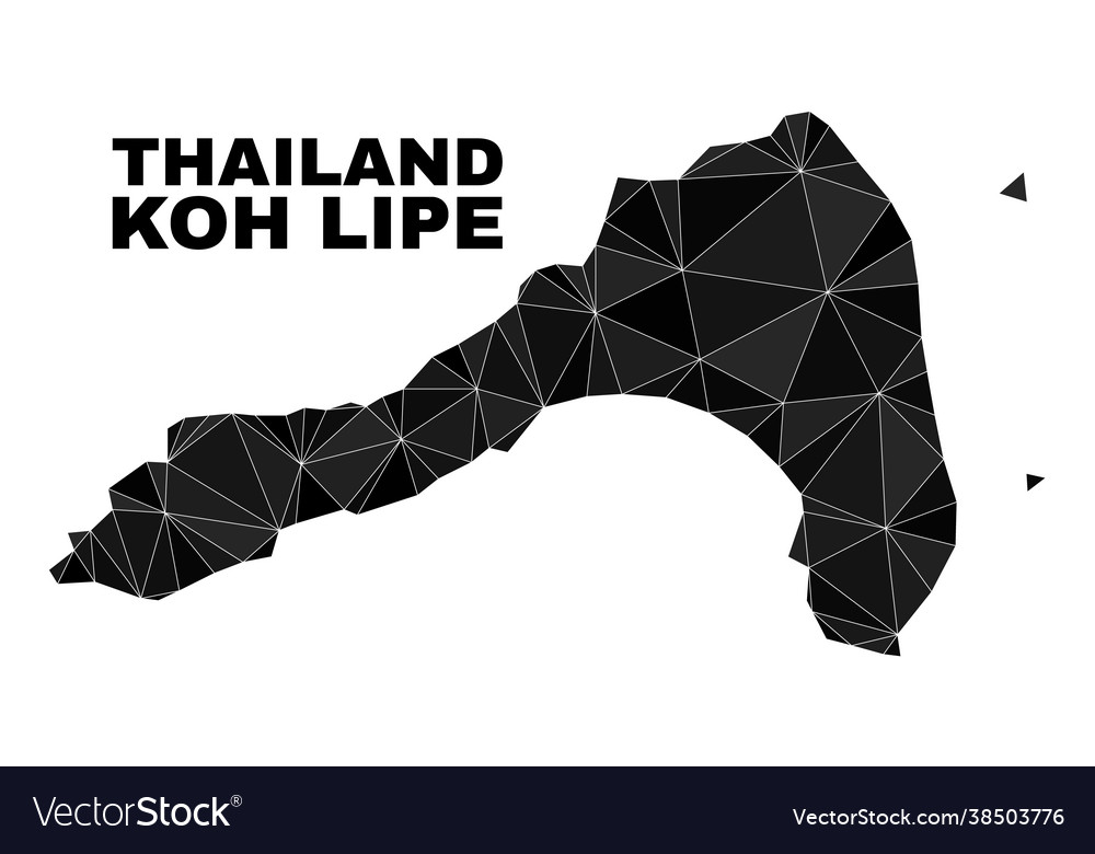 Polygonal koh lipe map