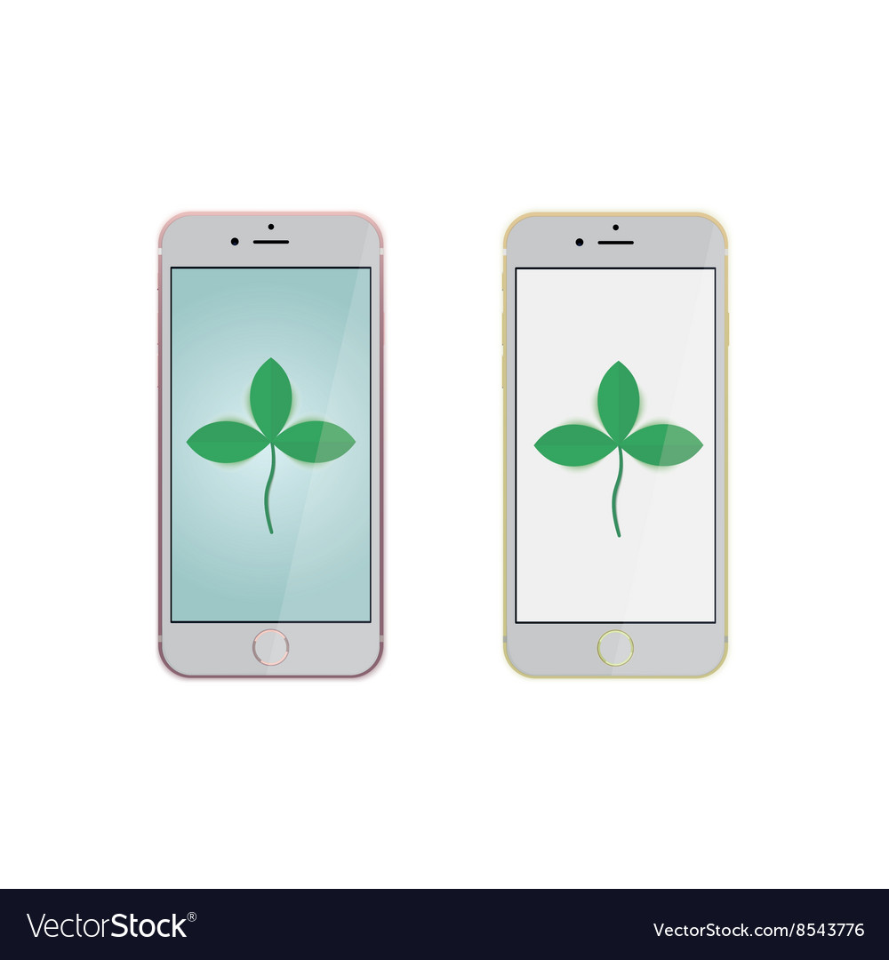 Realistic mobile phone or smartphone mockups