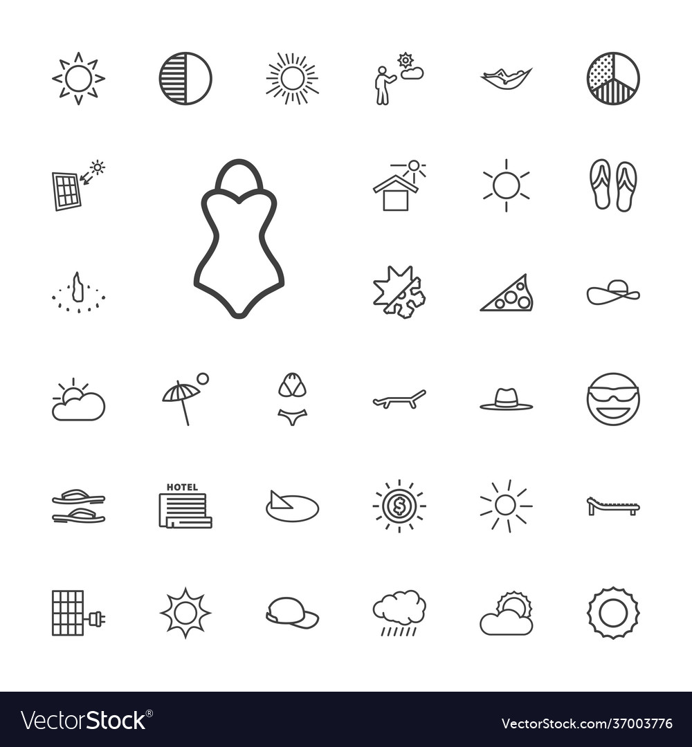 Sun icons