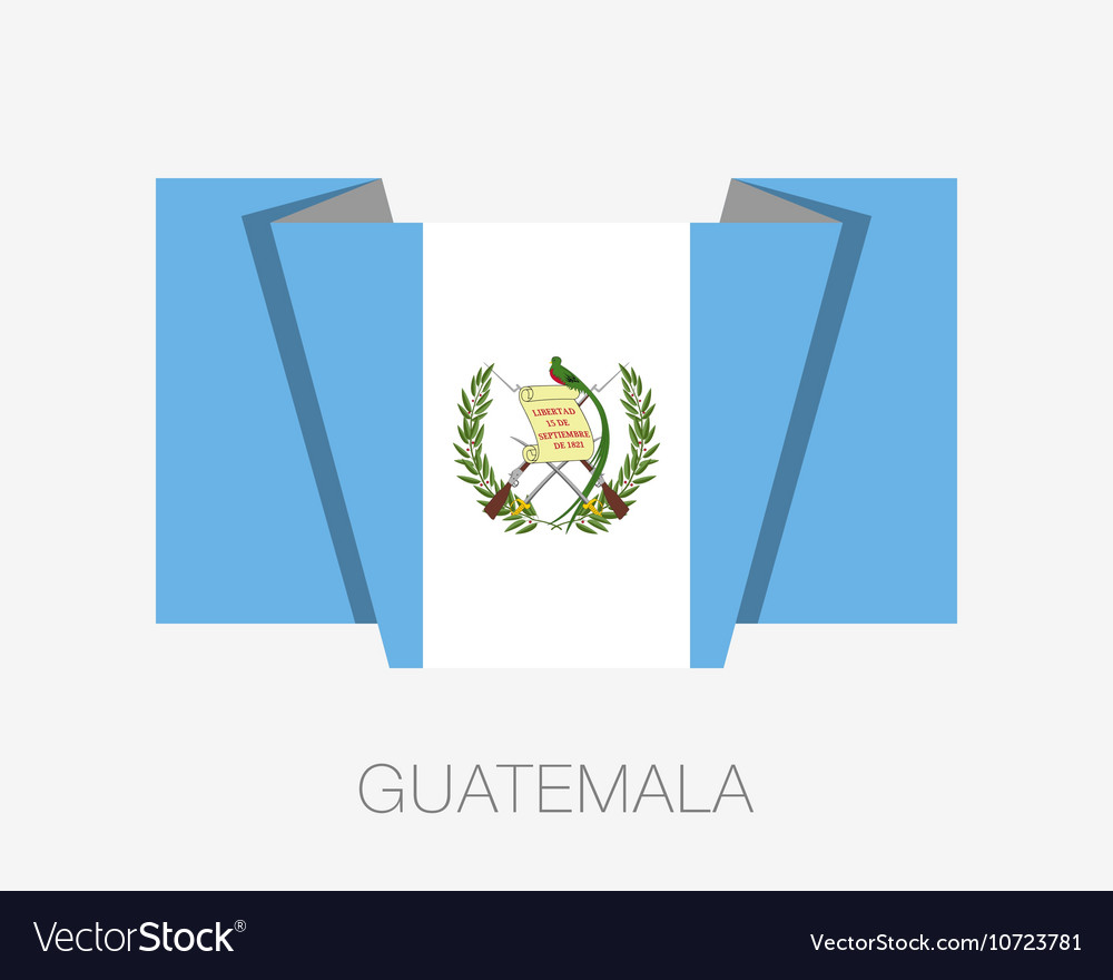 Waving flag of on white background Royalty Free Vector Image