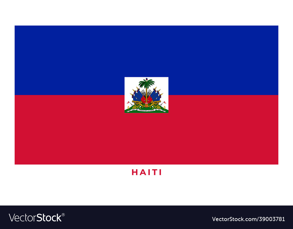 National flag haiti Royalty Free Vector Image - VectorStock