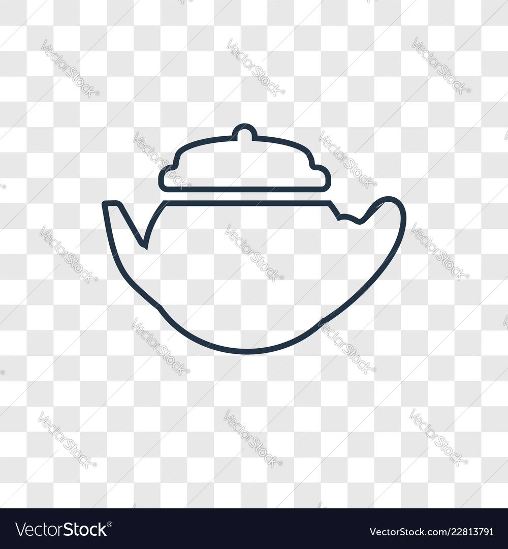 Kettle concept linear icon isolated