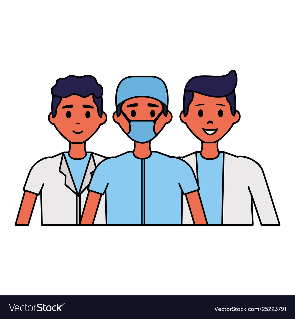 Medical people characters