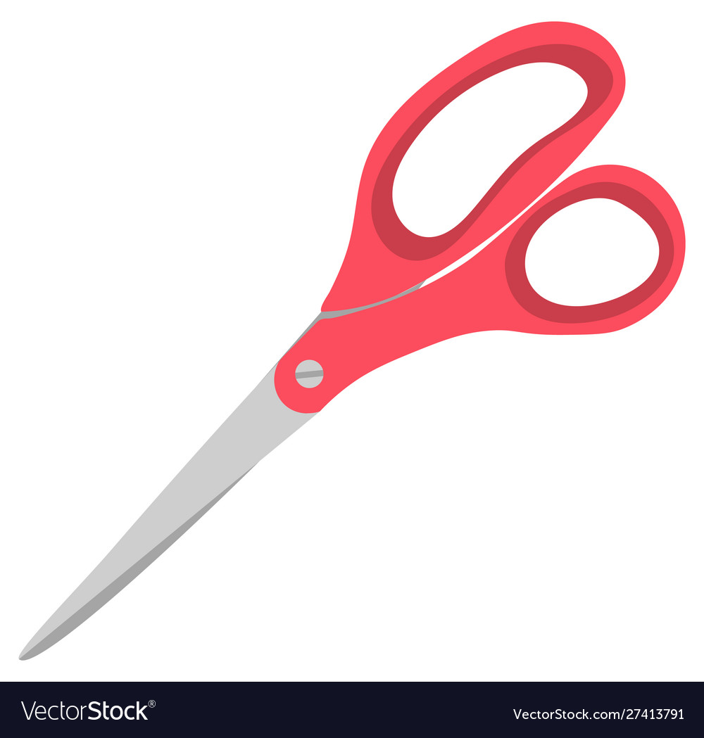 School stationery supply scissors or cutting tool Vector Image