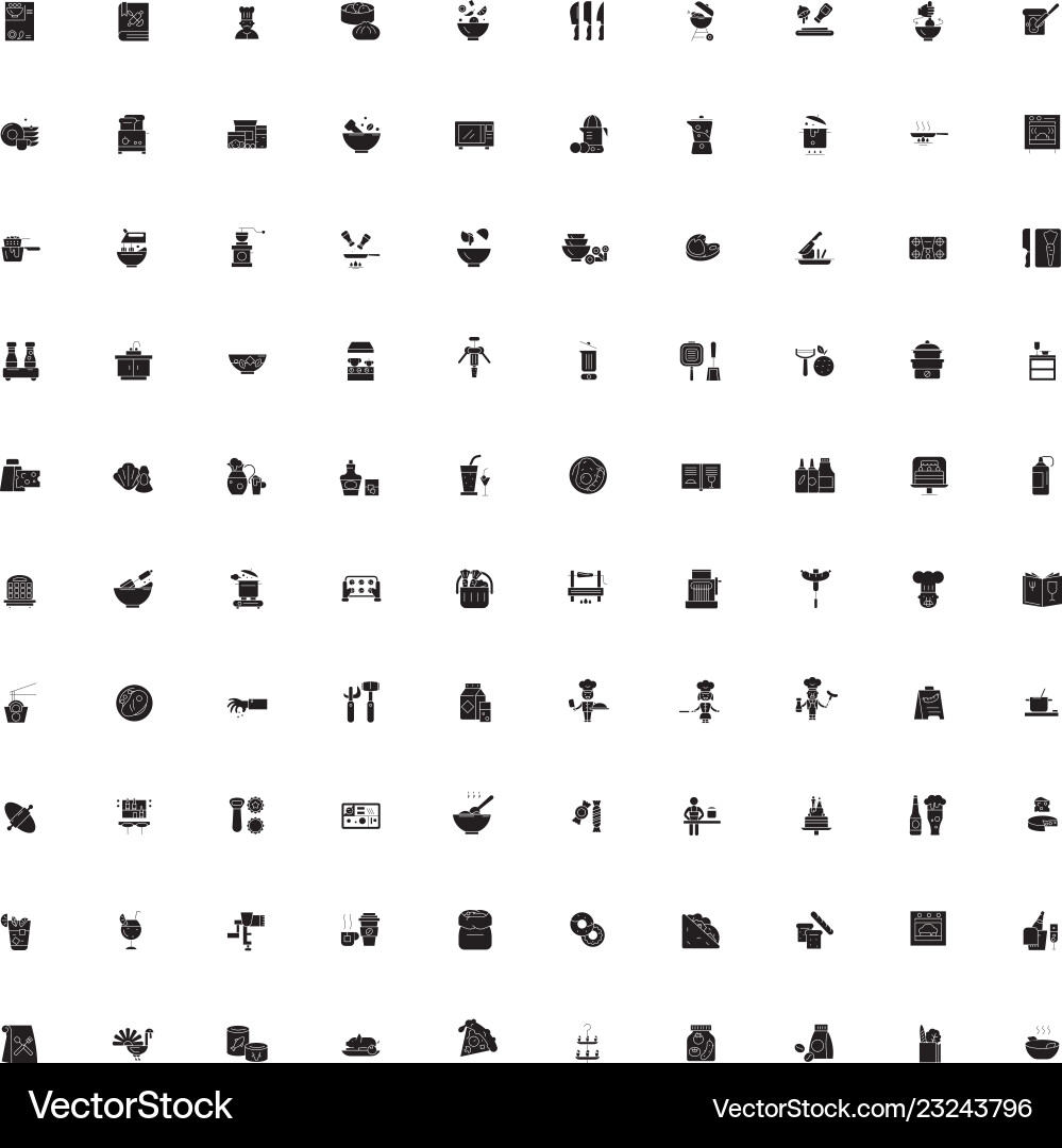 Seasoning with spices black concept icon Vector Image