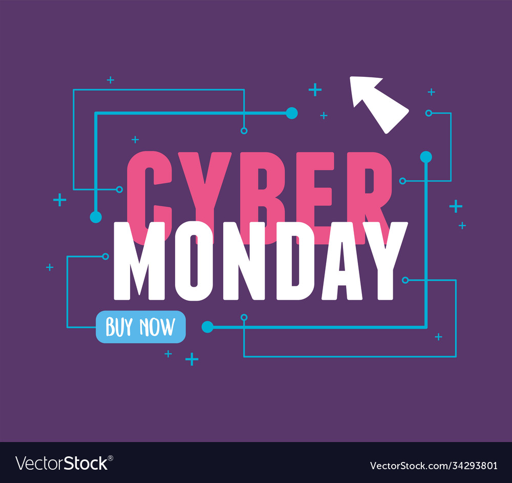 Cyber monday Grußkarte kaufen jetzt Pfeil klicken