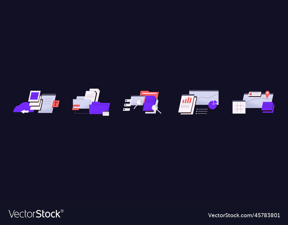 Data transfer concept set information storage