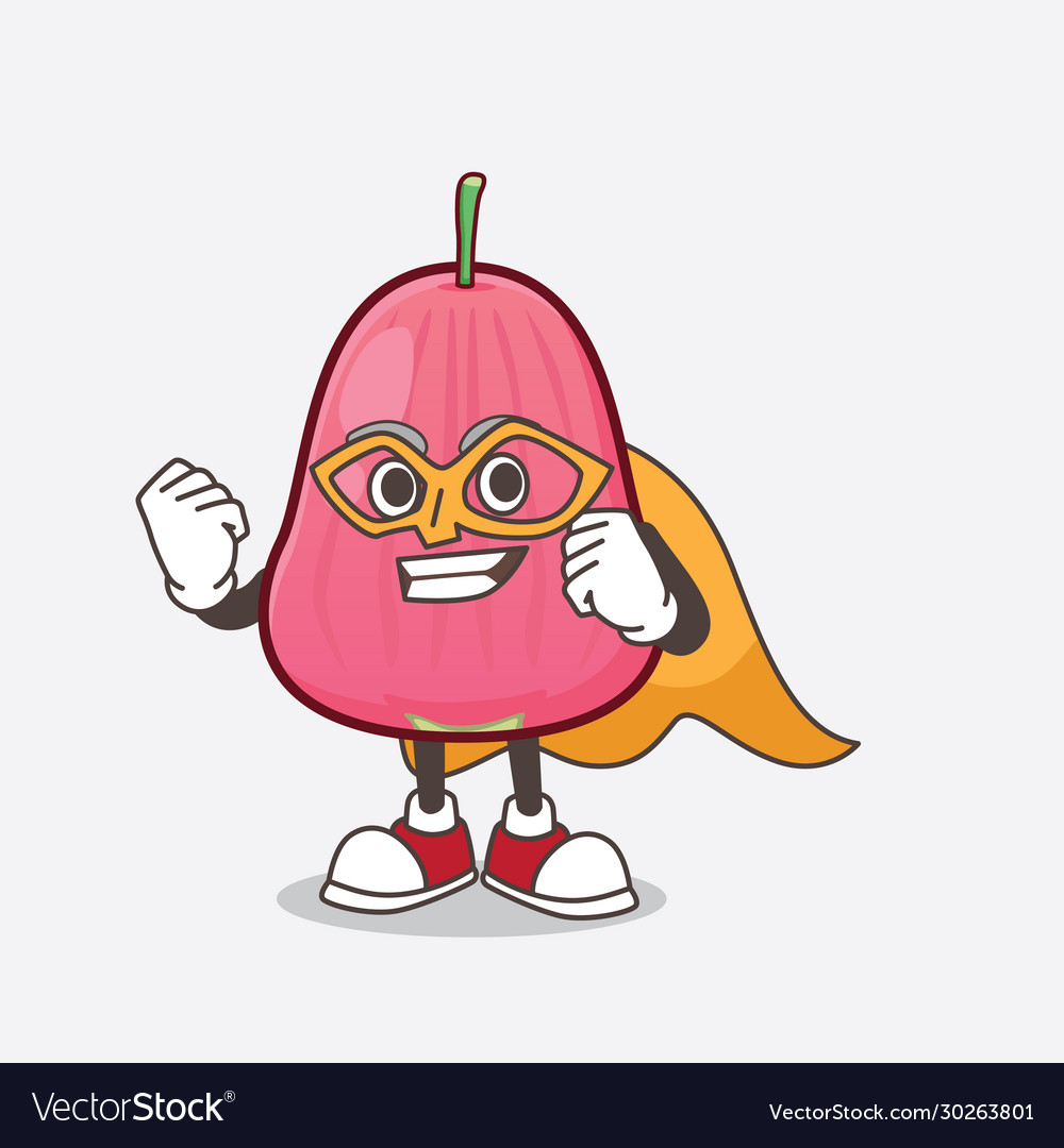 Java apple cartoon mascot character dressed Vector Image