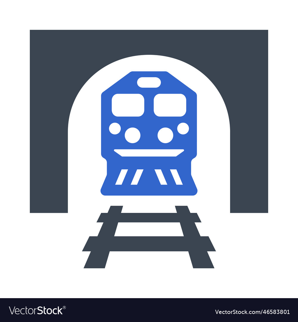 Train tunnel icon