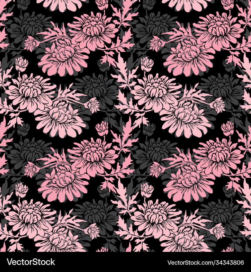 Floral seamless pattern Royalty Free Vector Image