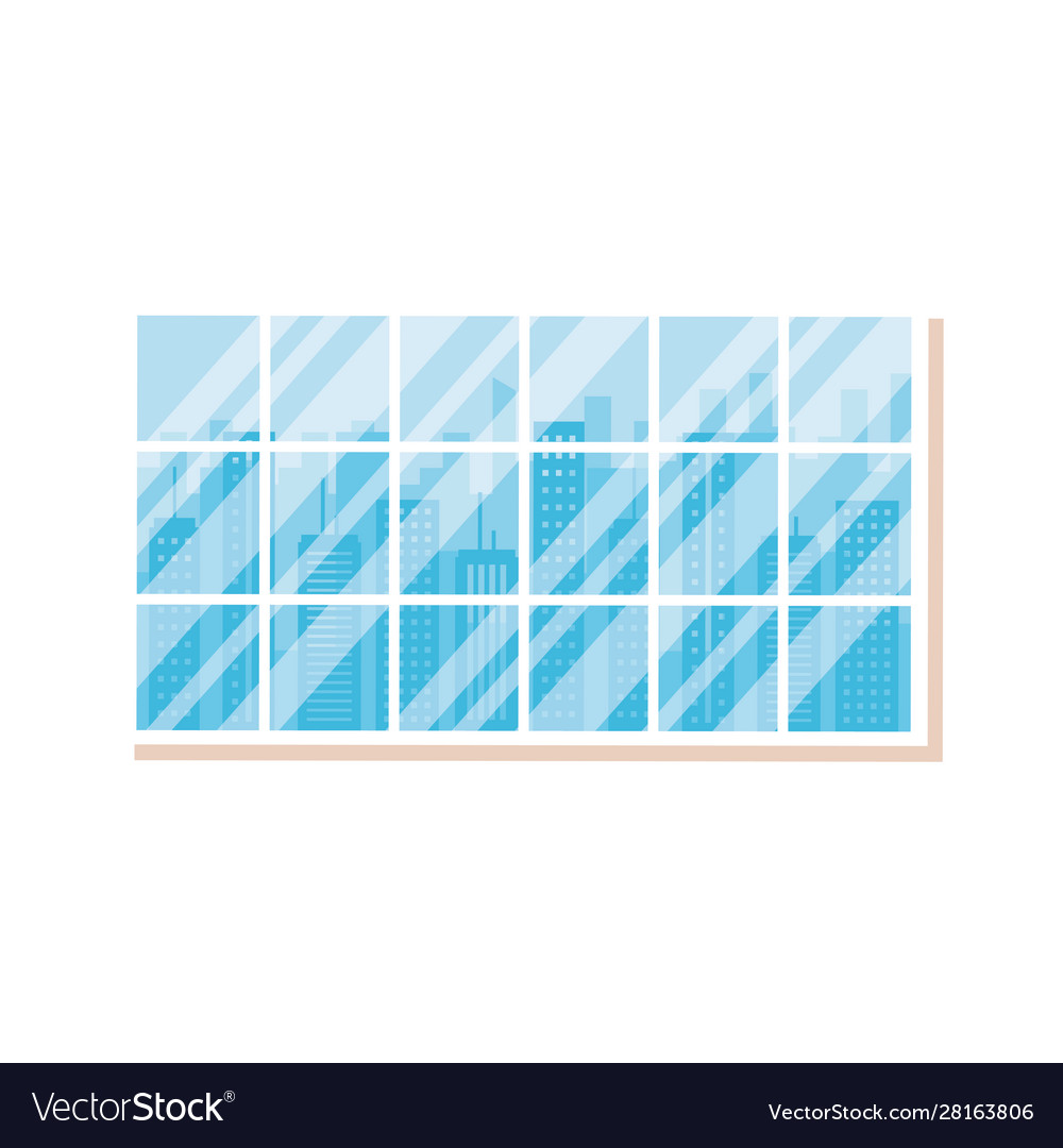 Windows glass house isolated icon