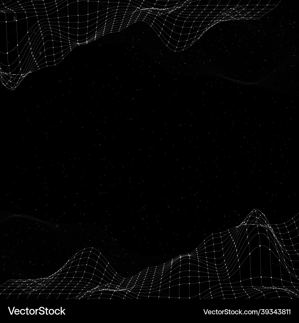 3d abstract wave pattern background Royalty Free Vector