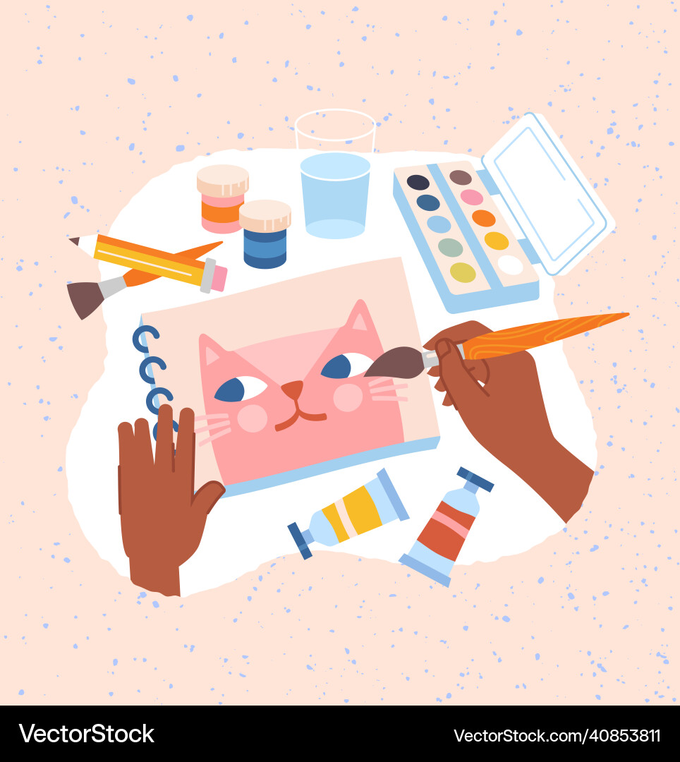 Creative workshop concept Royalty Free Vector Image