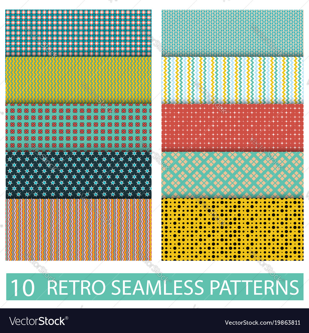 Seamless retro patterns