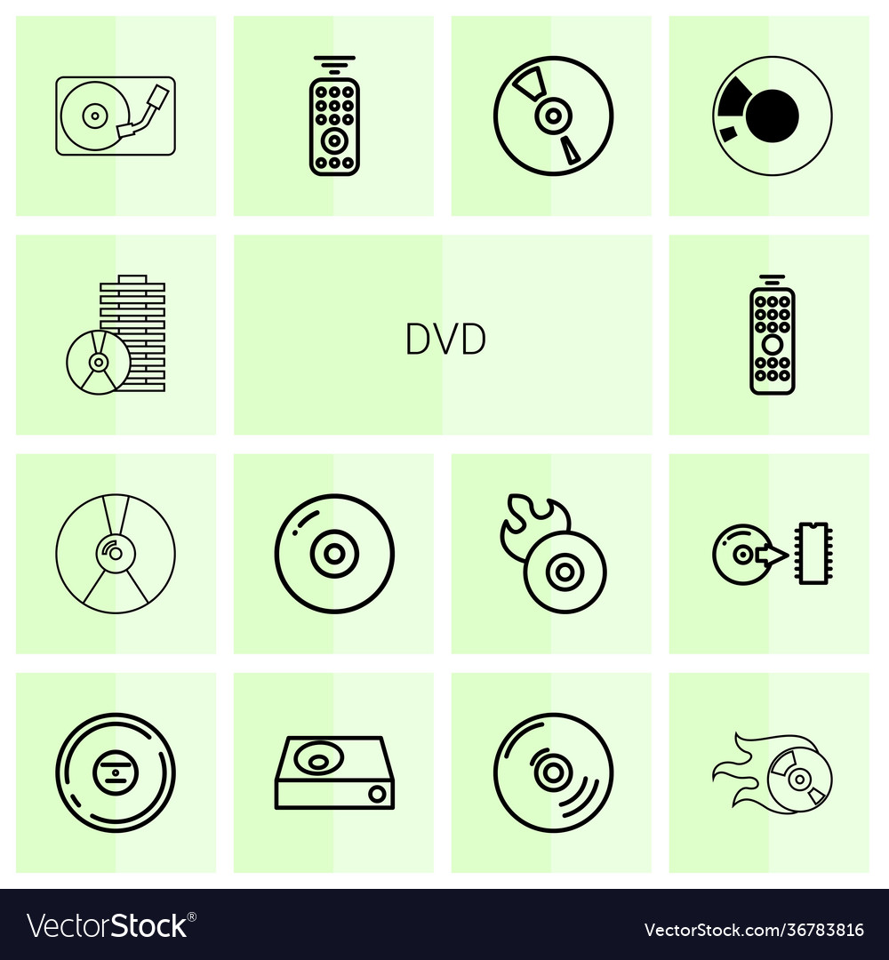 14 dvd icons