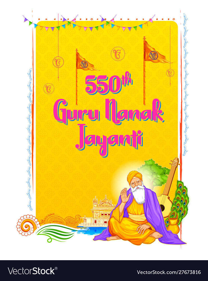 Happy gurpurab guru nanak jayanti festival