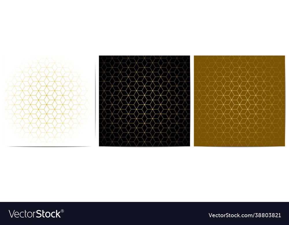 Geometric pattern with polygonal