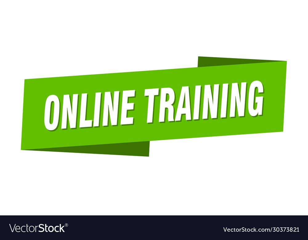 Online training banner template