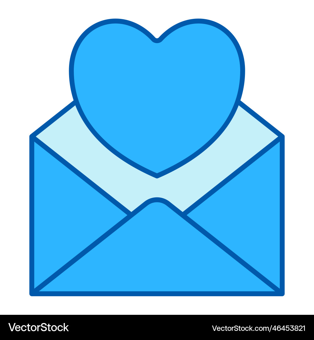 Open mail envelope 3 Royalty Free Vector Image