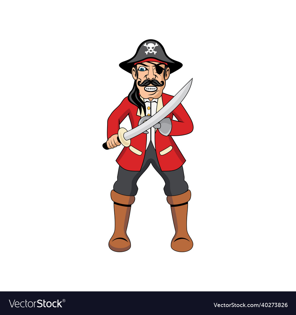 Cartoon of pirates design