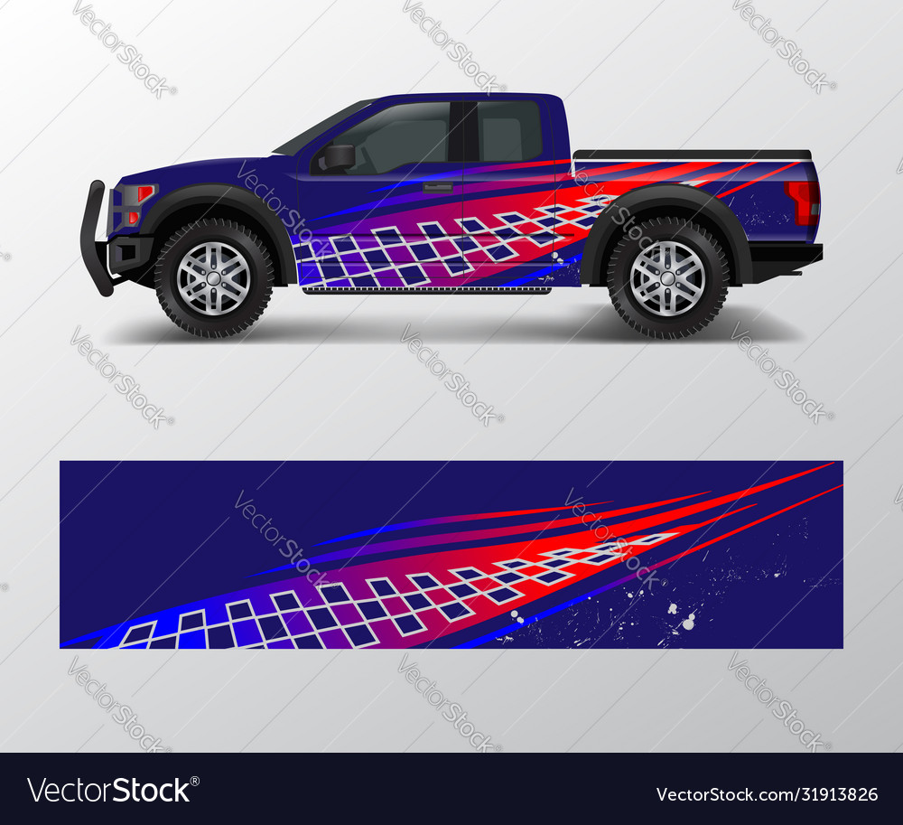 Graphic abstract stripe racing modern designs Vector Image