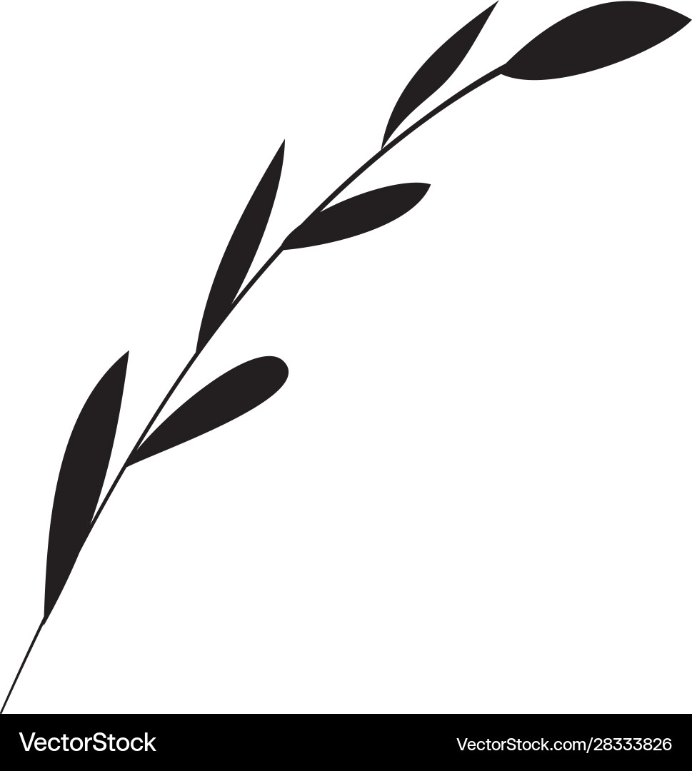 Isolated leaf icon design Royalty Free Vector Image