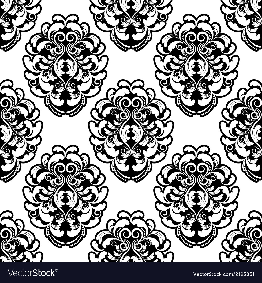 Damask wallpaper