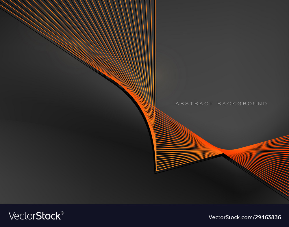 Abstract background orange line for design Vector Image