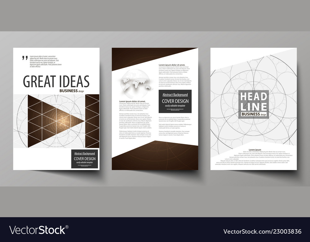 business templates for brochure flyer booklet vector image on vectorstock booklet templates