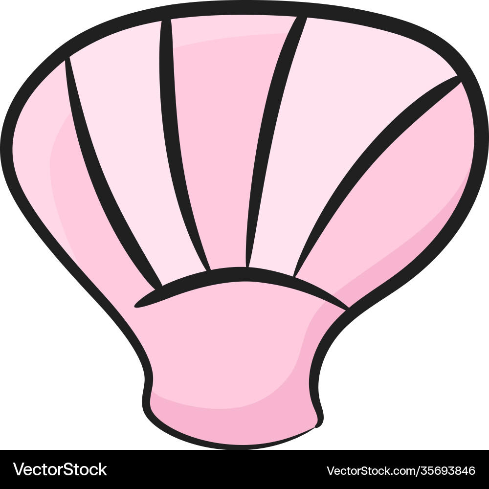 Seashell Royalty Free Vector Image - VectorStock