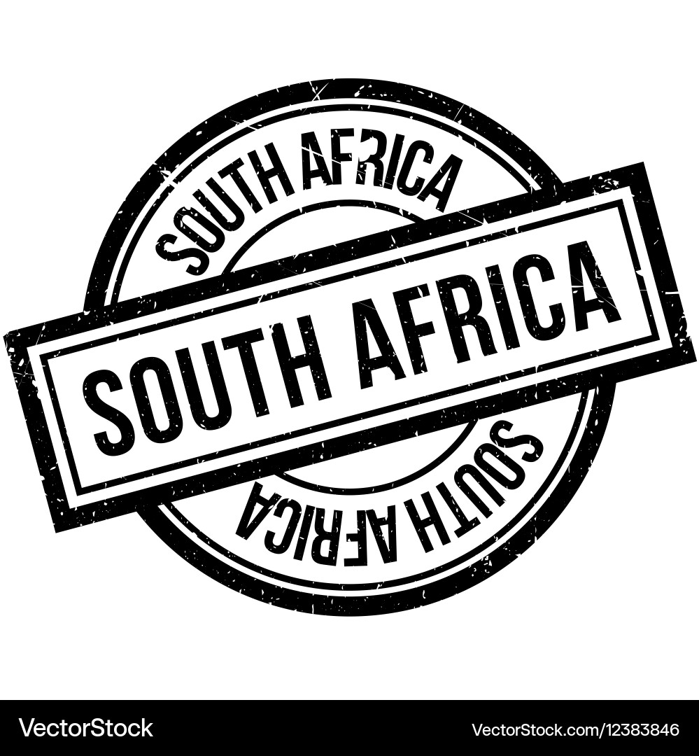 South Africa rubber stamp Royalty Free Vector Image
