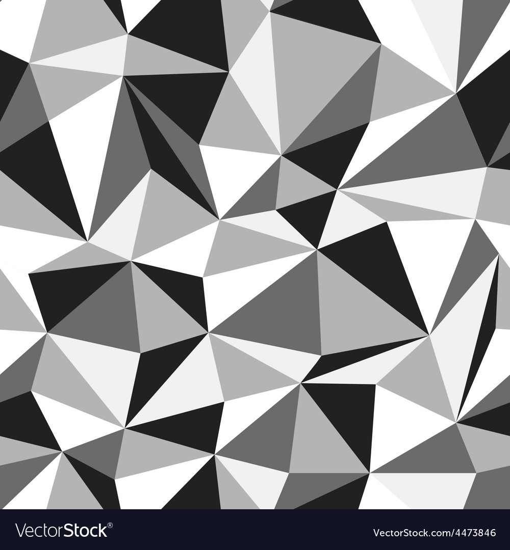 Triangle monochrome pattern Royalty Free Vector Image