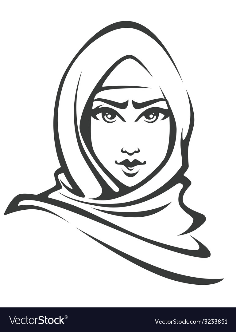 Arabian Woman Royalty Free Vector Image - Vectorstock