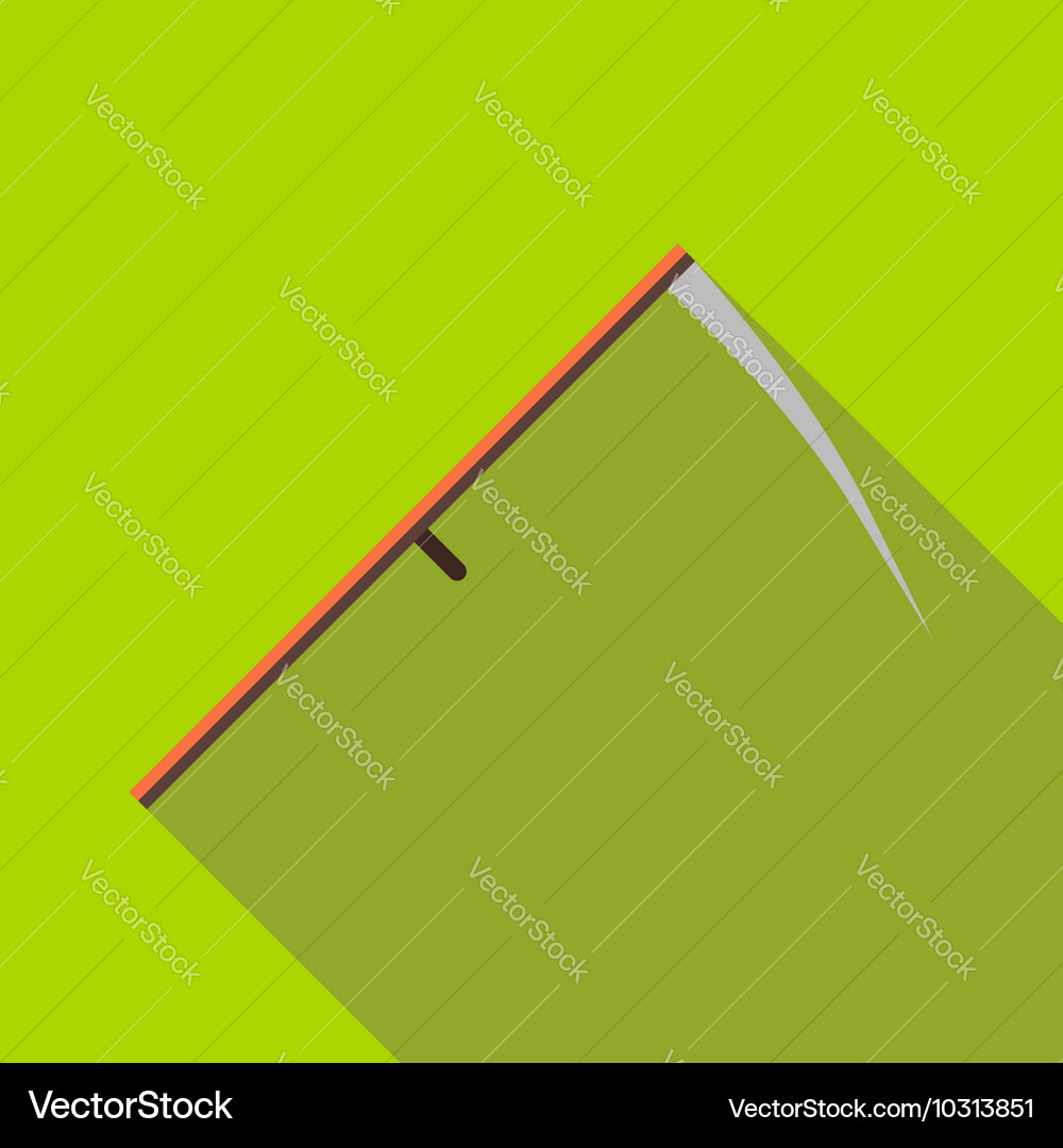 Braid icon flat style Royalty Free Vector Image